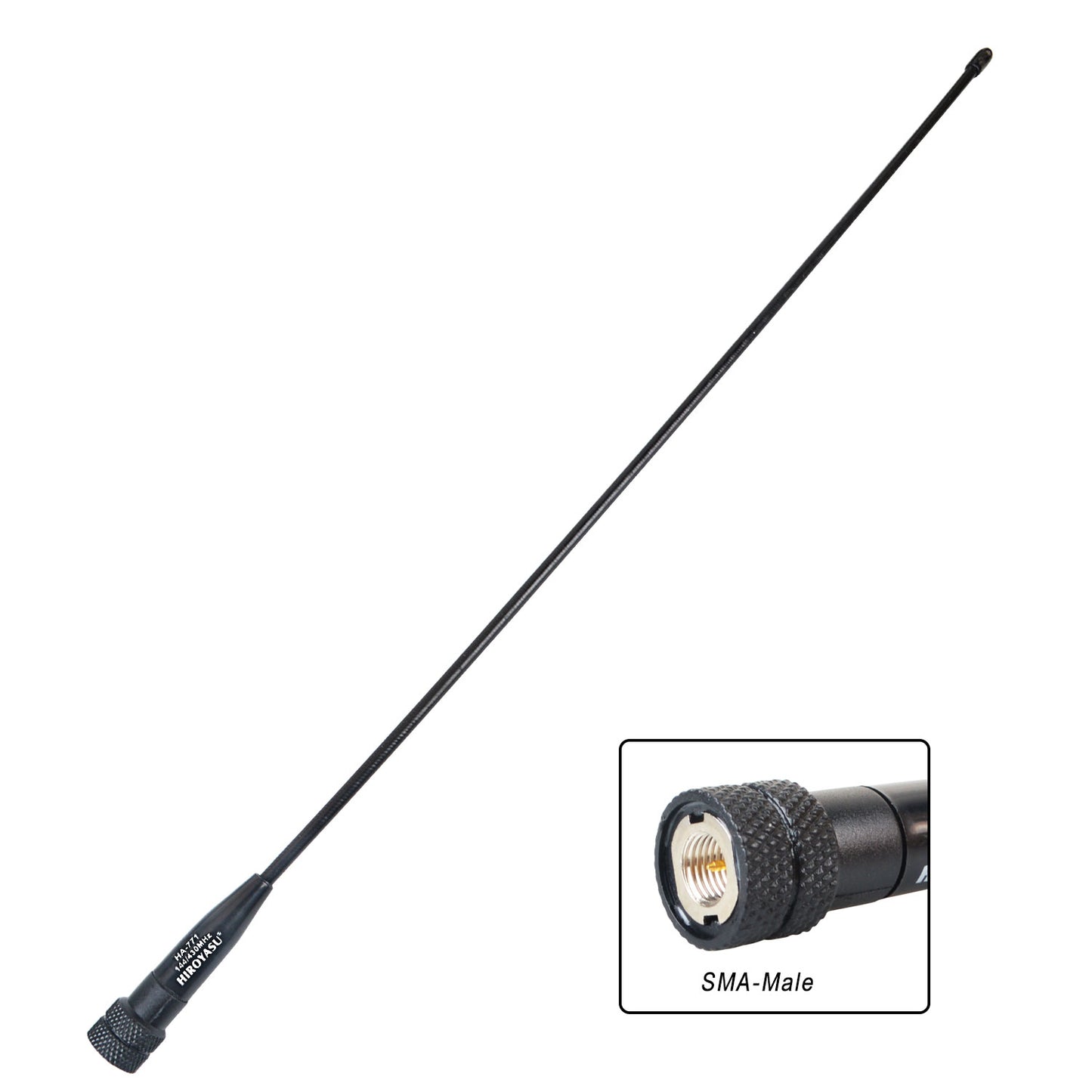 HIROYASU HA-771 VHF UHF 2M 70CM 144/430MHz 2.15/3.0dB High Gain Portable Whip Antenna Four Colors Optional