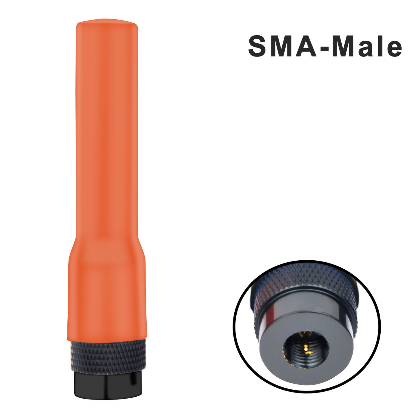 HIROYASU HA20 Mini Soft Silicon Antenna 144/430MHz 2m/70cm Dual Band 2.15dB 7cm Length Flexible Handheld Antenna