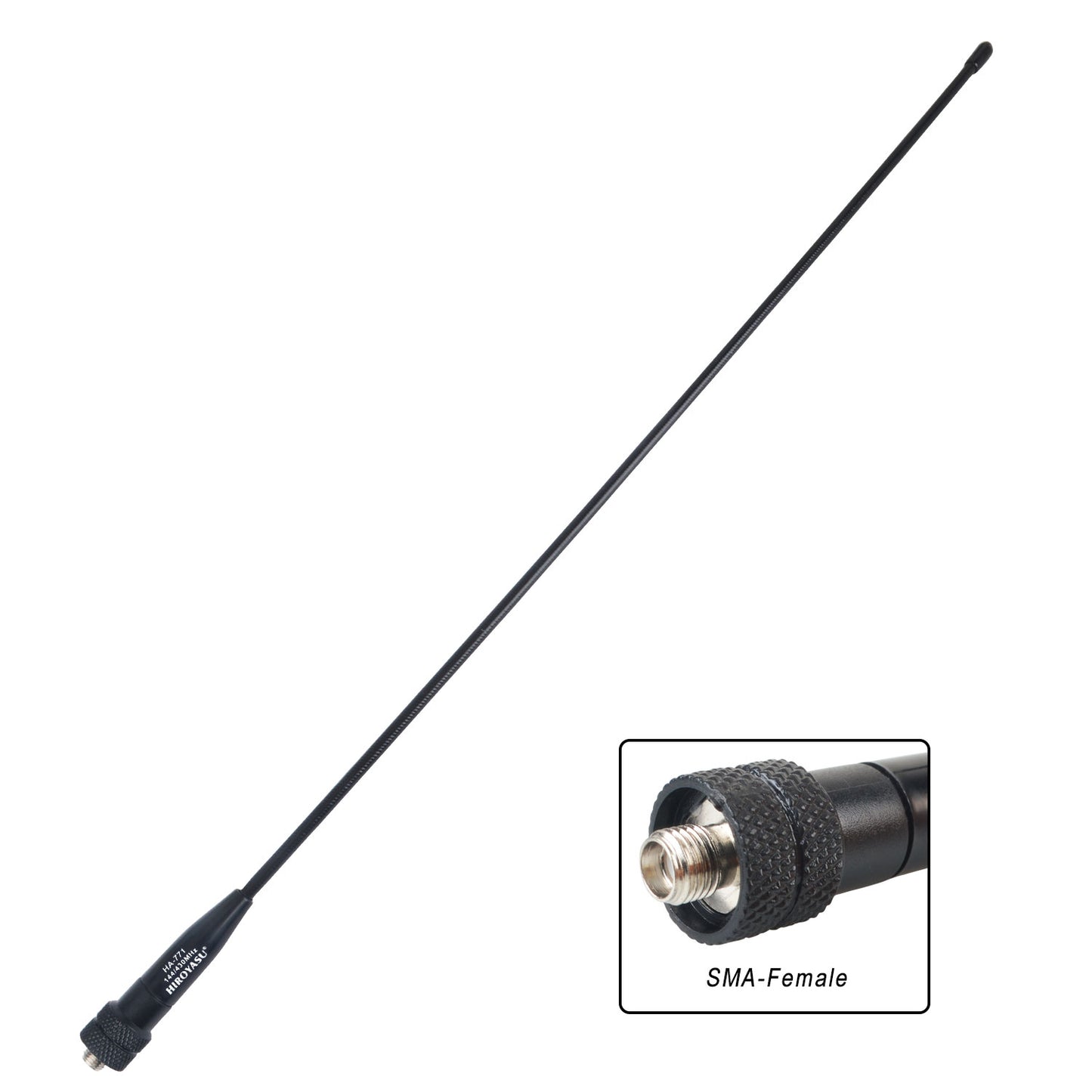 HIROYASU HA-771 VHF UHF 2M 70CM 144/430MHz 2.15/3.0dB High Gain Portable Whip Antenna Four Colors Optional