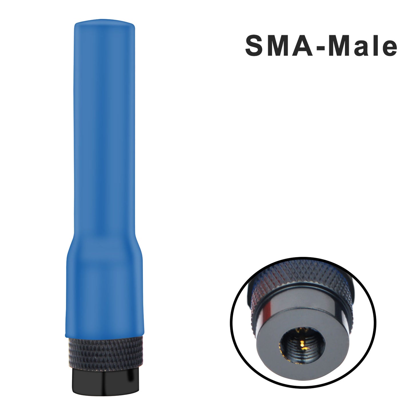 HIROYASU HA20 Mini Soft Silicon Antenna 144/430MHz 2m/70cm Dual Band 2.15dB 7cm Length Flexible Handheld Antenna