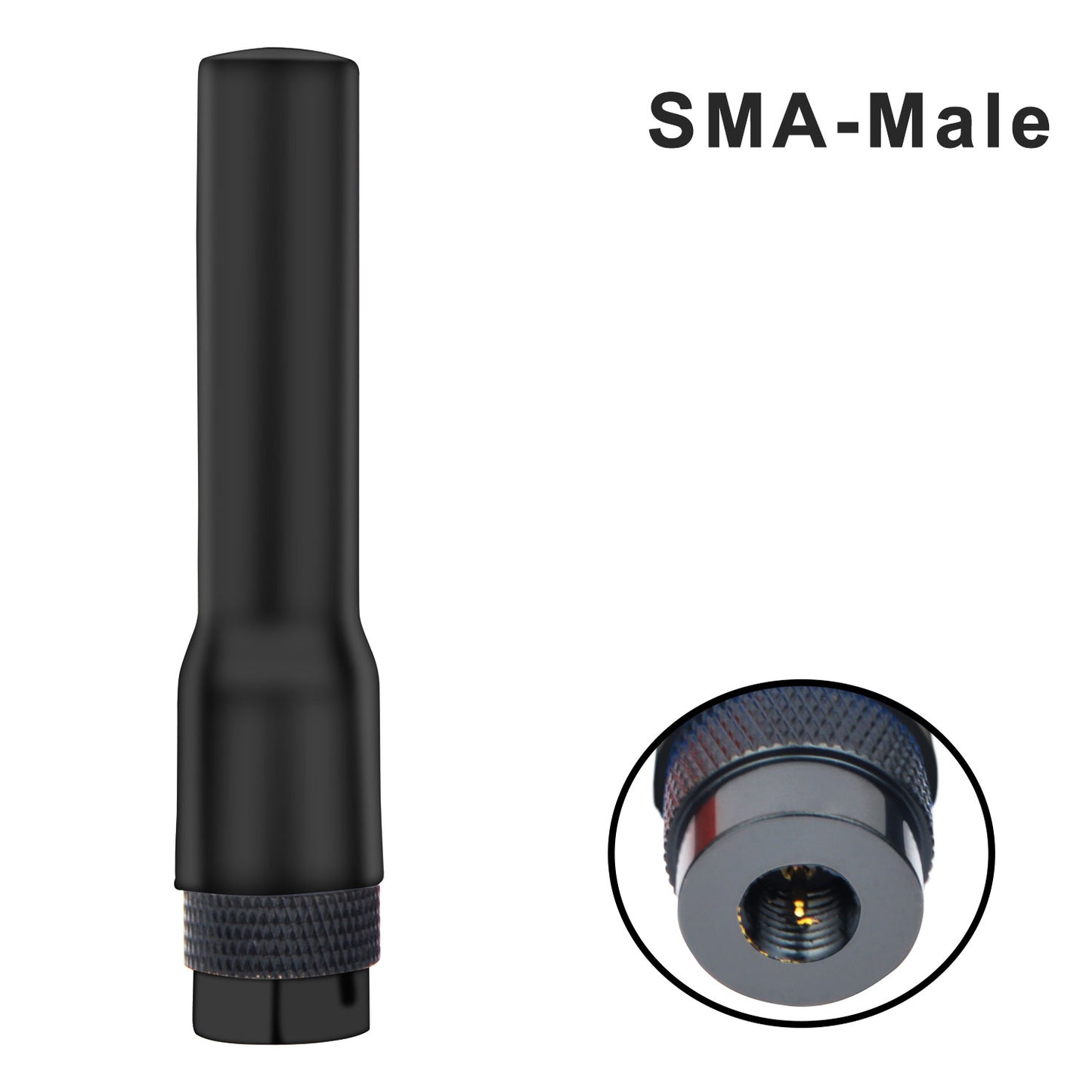 HIROYASU HA20 Mini Soft Silicon Antenna 144/430MHz 2m/70cm Dual Band 2.15dB 7cm Length Flexible Handheld Antenna