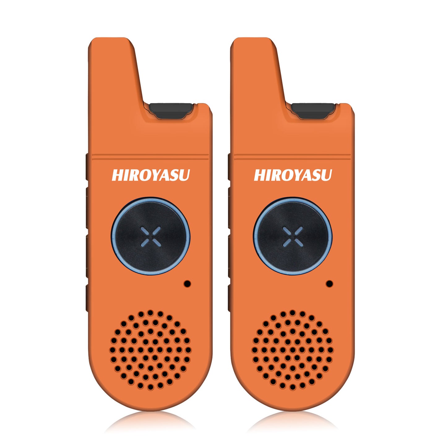 2pcs/Pack HIROYASU FRS Two Way Radio FRS462MINI Tiny Business Analog Walkie Talkies with Earpiece